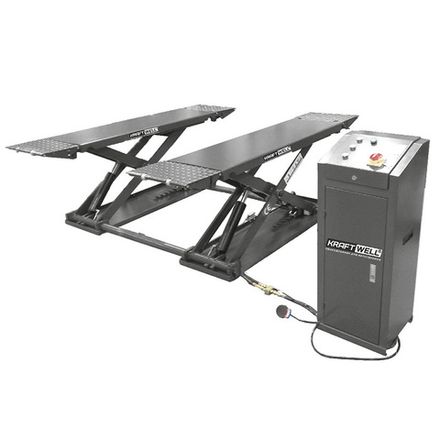 Цена на KraftWell (KRW3TN/380) Подъемник ножничный короткий шиномонтажный г/п 3000 кг
