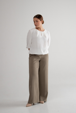 Брюки женские 3393ВЕБ, мусковадо #479Мус023393ВЕБ