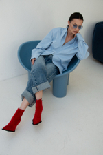 Ботильоны ANRY RED SUEDE