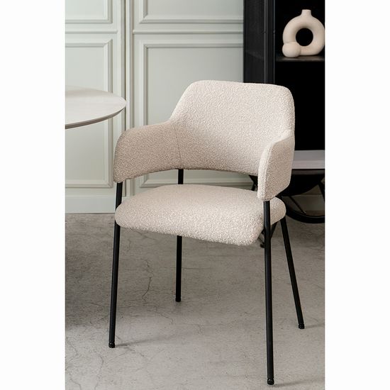 Стул wendy, букле, серый