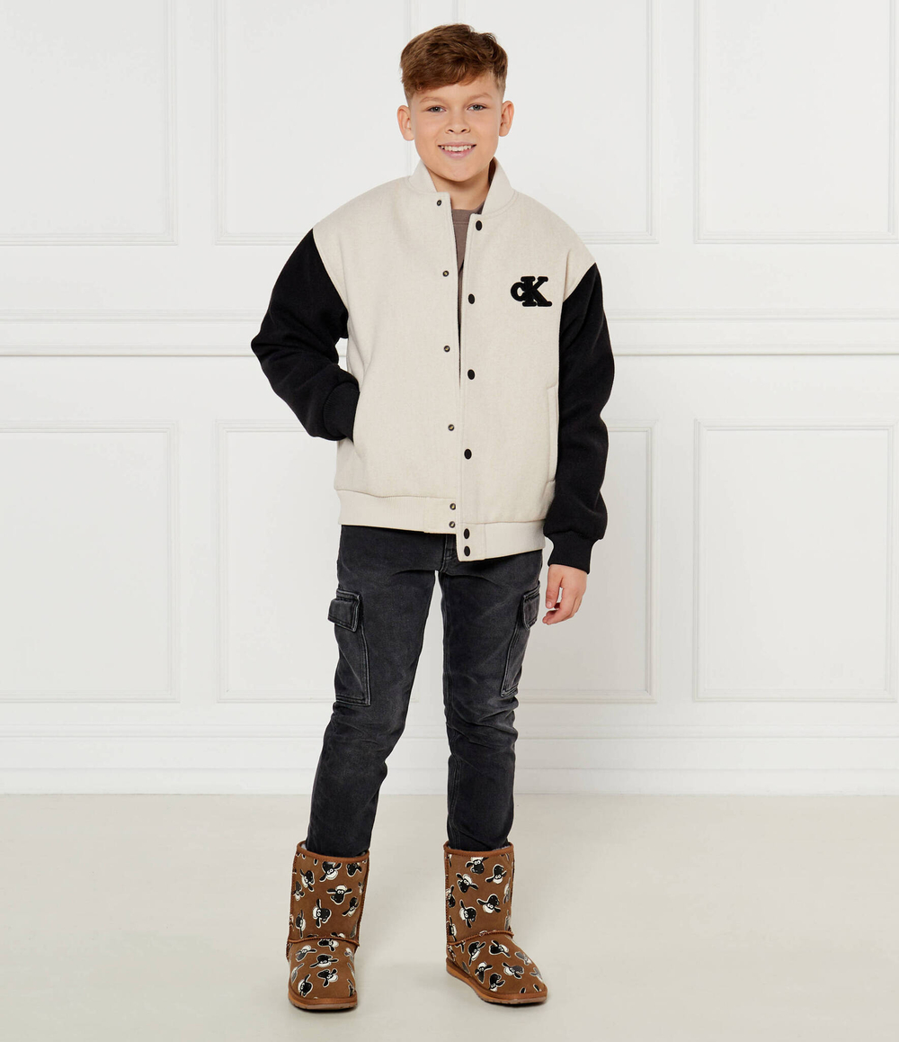 Кожаные угги Shaun The Sheep Print EMU Australia - коричневый(K13107)