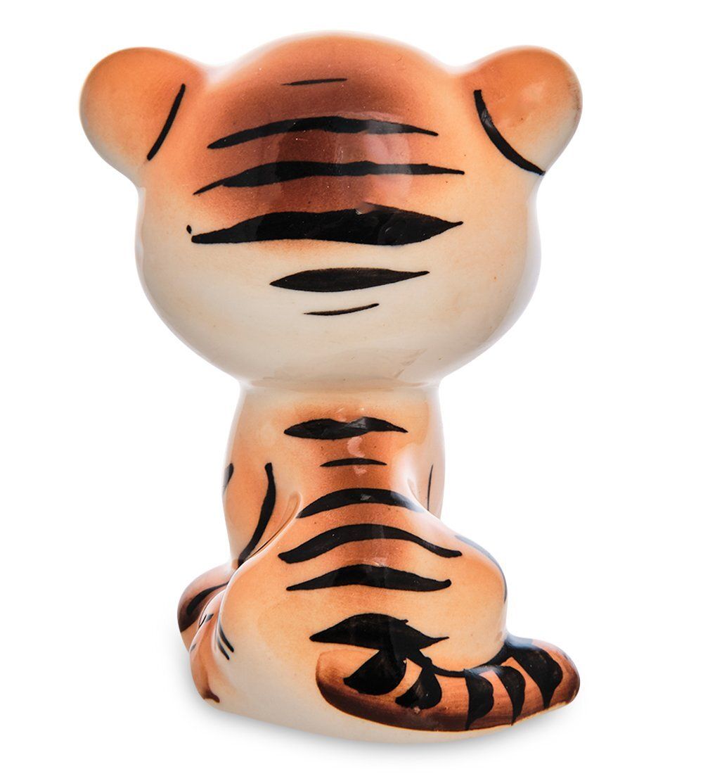 ГЛ- 026 Фигурка «Тигренок Арни» цв. (Гжельский фарфор)