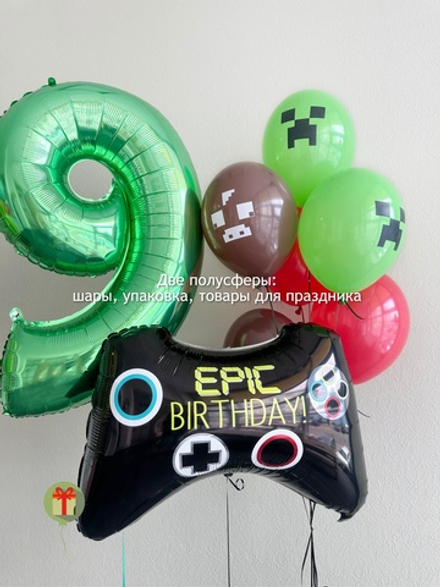 Набор шаров Майн крафт