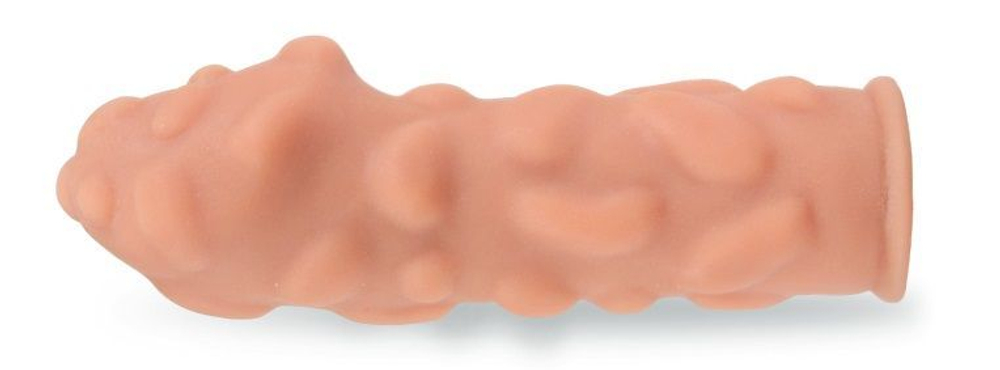 Насадка на фаллос KOKOS Extreme Sleeve 011 M – бугорки, 14,7 см