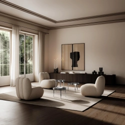 Кофейный стол 101 Copenhagen Phantom Table, Low, Chrome, хром