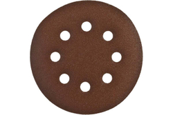 Круг шлифовальный СТАНДАРТ (5 шт; 125 мм; 8 отв; Р240) Зубр 35350-125-240