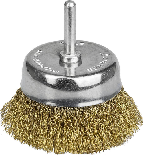 STAYER ″PROFESSIONAL″. Щетка чашечная для дрели, витая стальная латунированная проволока 0,3мм, 63мм