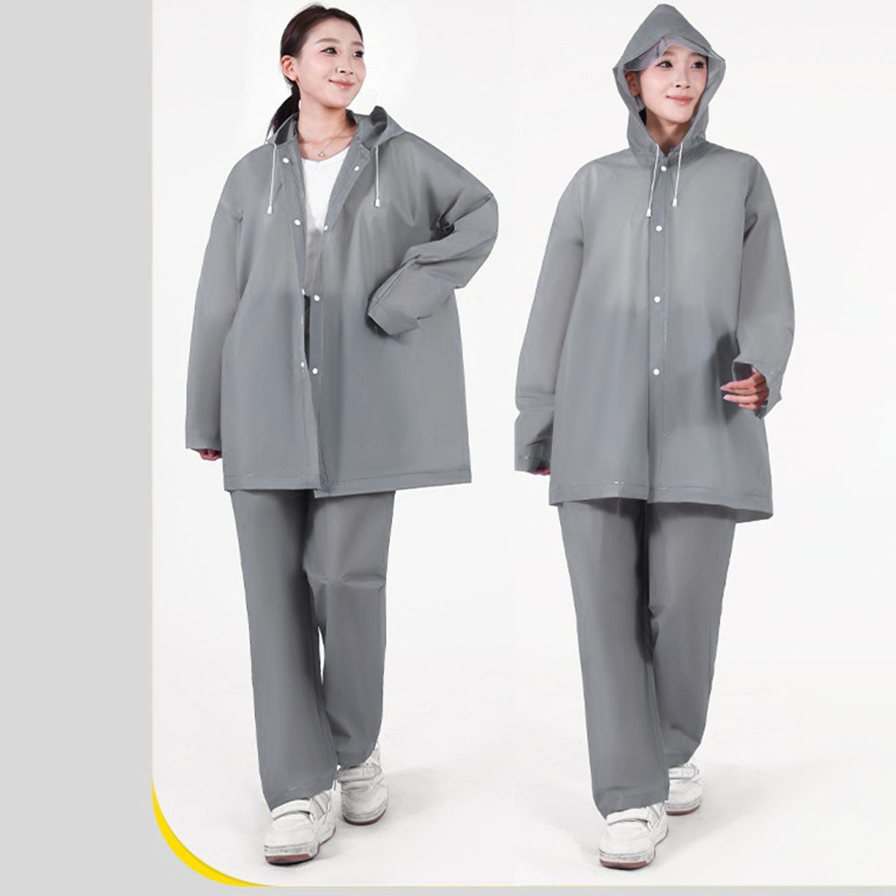 Дождевик-костюм: верх 68*84/низ 104*24, серый, EVA