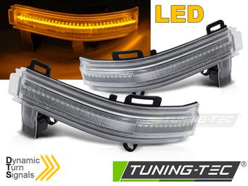 Боковые указатели поворота в зеркалах белые для VW CRAFTER 2017-