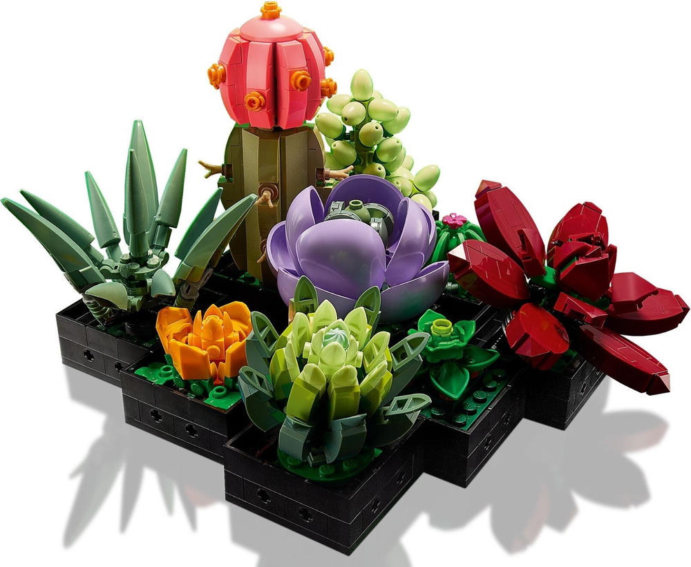 Конструктор LEGO Succulents 10309 Набор для сборки растений