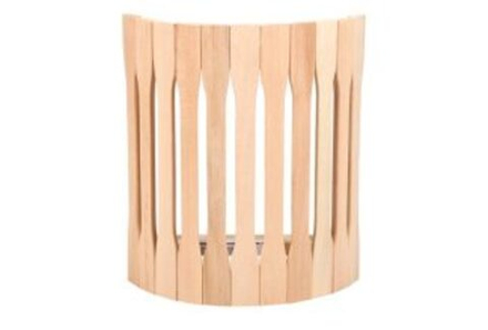 Абажур угловой с орнаментом 31х9х22см,липа