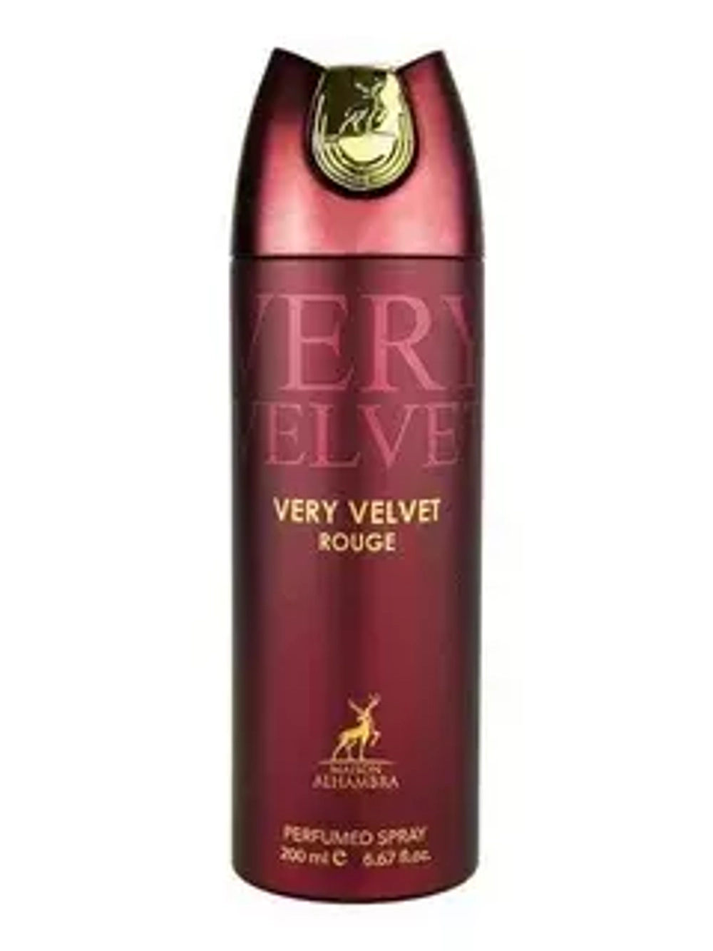 MAISON AL HAMBRA Дезодорант-спрей жен VERY VELVET ROUGE 200мл*12*96