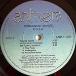 Rush ‎– Permanent Waves (Канада 1980г.) Т
