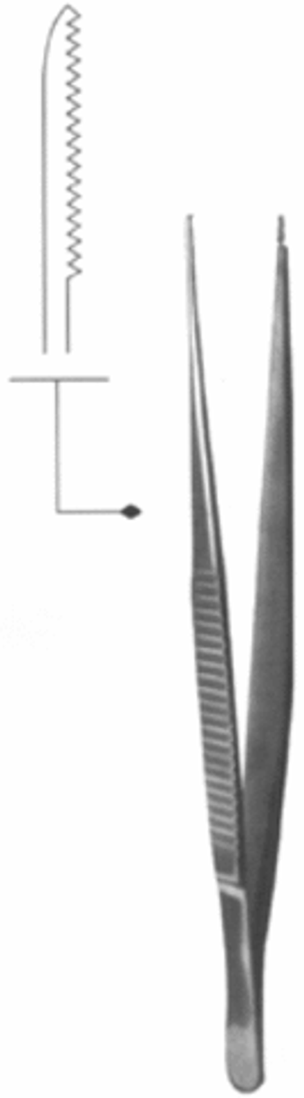 ВР- П-40 Пинцет для коагуляции ПА 200х1,0