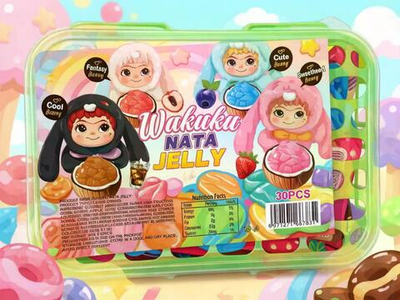 Желе NATA JELLY Wakuku корзинка 35гр 16*30