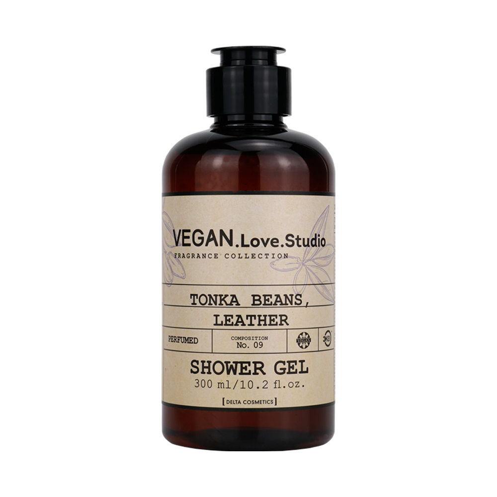 Гель для душа VEGAN.Love.Studio «Tonka Beans, Leather» 300 мл