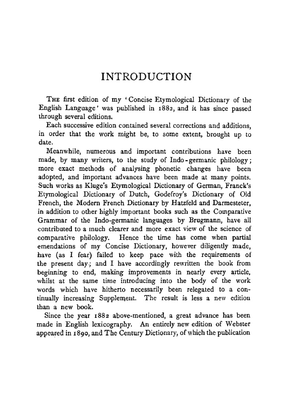 A Concise Etymological Dictionary Of The English Language | W.W. Skeat