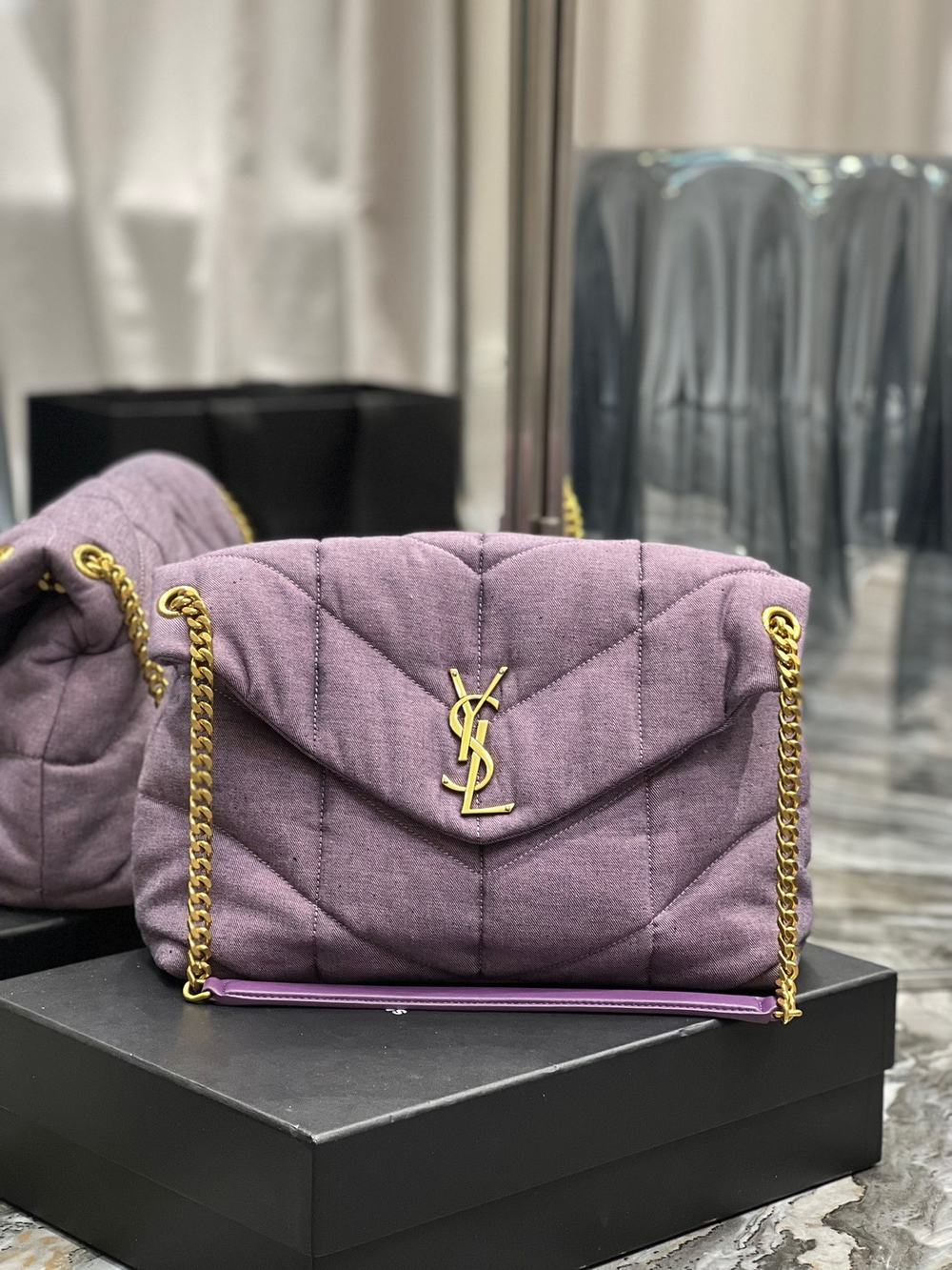 Saint Laurent Loulou Puffer Bag 35 cm