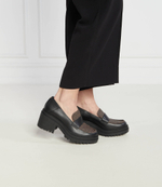 Кожаные мокасины Michael Kors - коричневый(40F3RCMP1B)