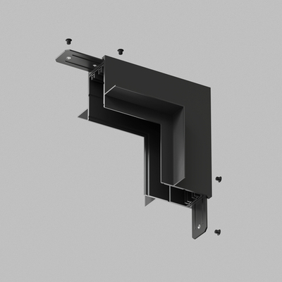 TR2118-BK Угол стена-потолок встраиваемый под ГКЛ SMART, черный
