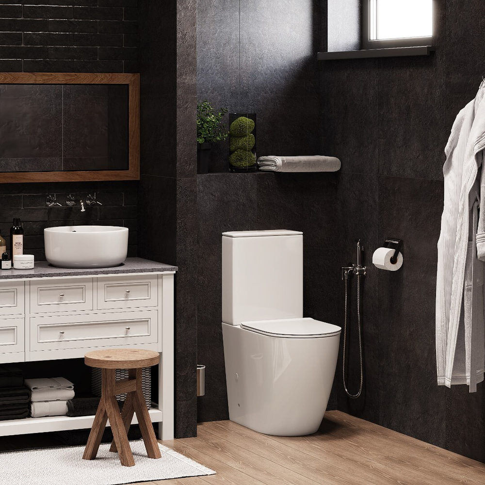 Унитаз BELLA напольный безободковый высокий Ceruttispa CT8709 (620х385х920)