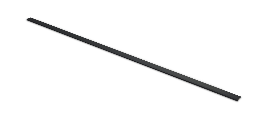Декоративная пластиковая заглушка черного цвета для шинопровода, длина 1000 Decorative Element DLT2500 B мм