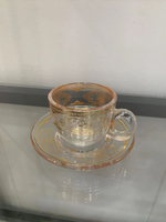 Набор кофейный 90 мл на 6 персон прозрычный