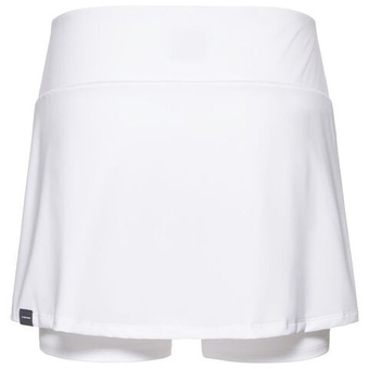 Юбка для девочки теннисная Head Club Basic Skort - белый