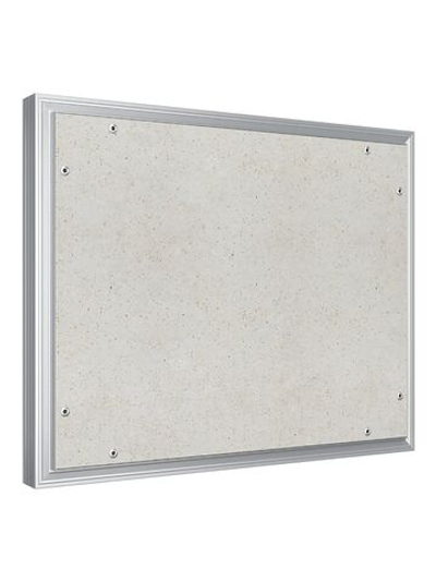 Люк ревизионный D Ceramo Optimum 500х400 скрыт.монтаж петля алюминий EVECS