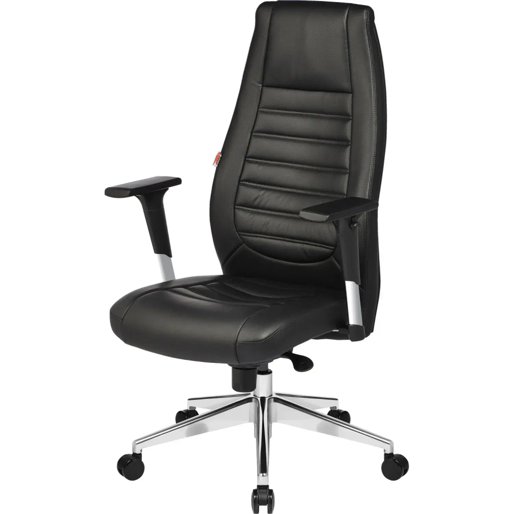 Кресло BN_Fc_EChair-599 MPU кожзам черный, алюминий