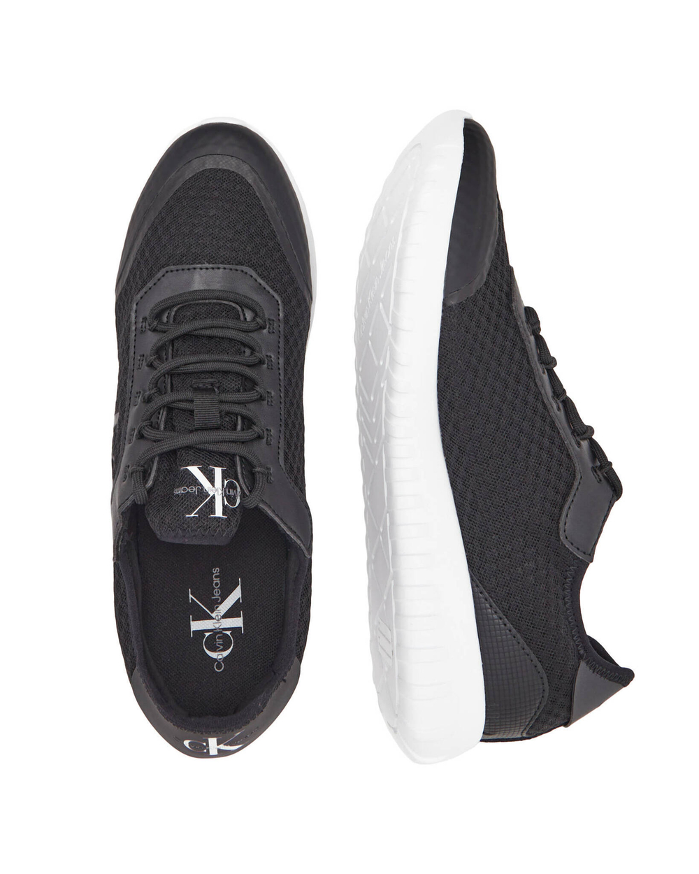 кроссовки eva runner monologo CALVIN KLEIN JEANS - черный(YM0YM00584)