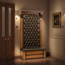 Прихожая с ящиком Тауэр 1/1 Орех Шоколад