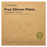 KeaBabies, силиконовые чашки для препарирования, с насадкой PrepGrip™, для детей 6–36 месяцев, десерт, 3 шт.
