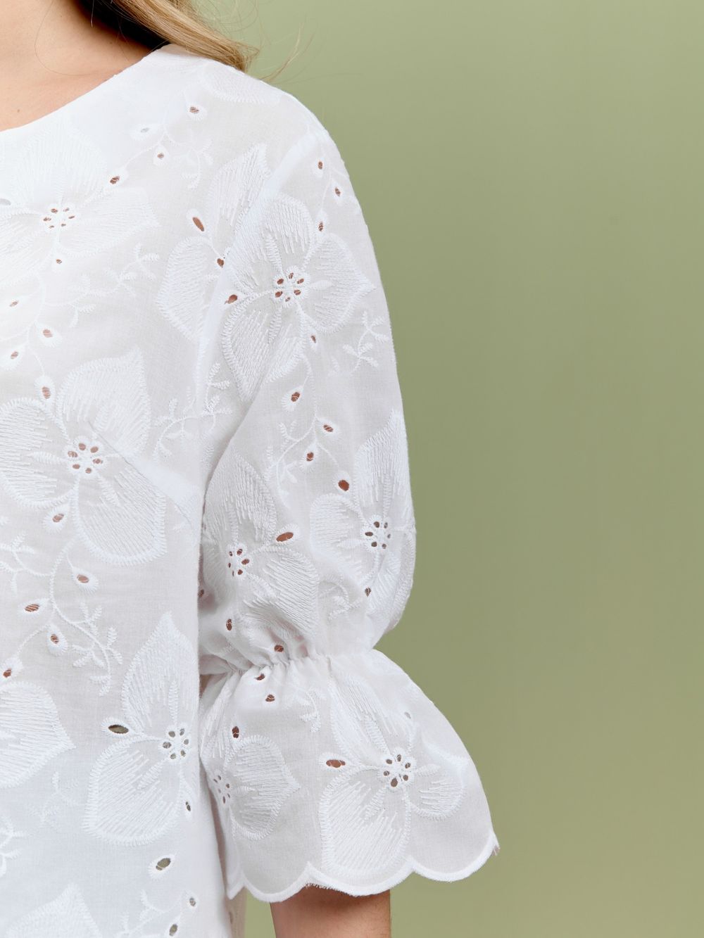 Блузка Милица-1 Виотекс БЕЛЫЙ -3