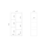 Стеллаж подвесной ML316