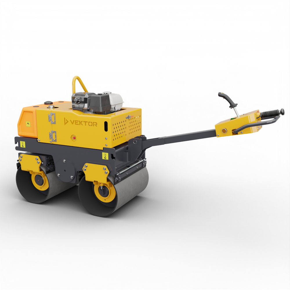 Виброкаток ручной двухвальцовый Vektor VRDR-800