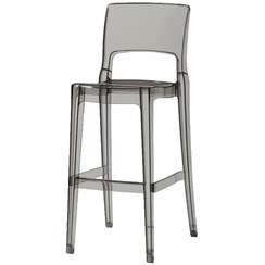 Барный стул Isy Antishock прозрачный серый
