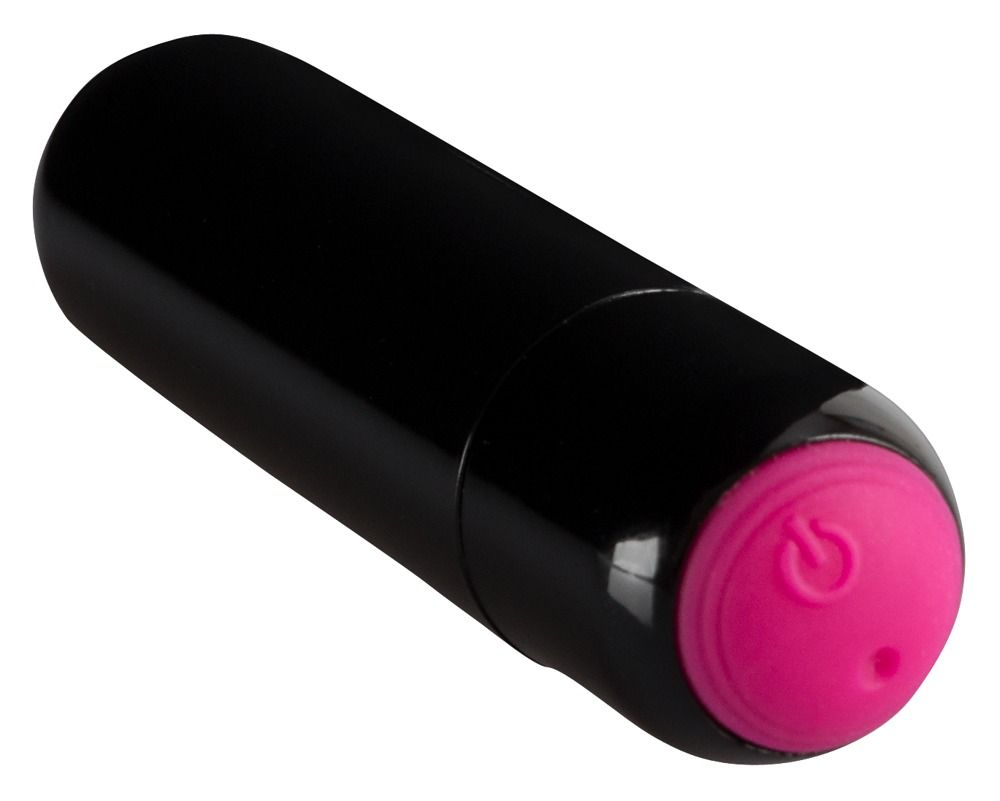 Черная перезаряжаемая вибропуля Rechargeable Vibrobullet - 9 см. (Цвет: черный)