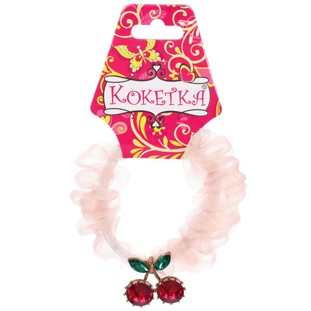 Резинка для волос «Жасмин», вишенки, микс 6 цветов, d-5,5см