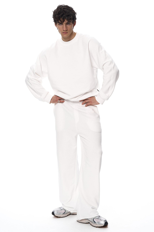 Худи из футера мужской, светло-серый меланж