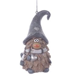GAEM Фигурка декоративная подвесная "Гном", L5,5 W5 H10 см, 2в.