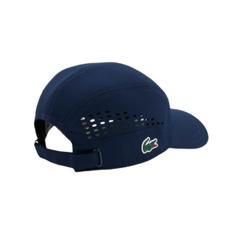 Теннисная кепка Lacoste Diamond Taffeta - navy blue