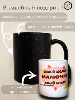 Кружка "Теплый подарок для мамочки"