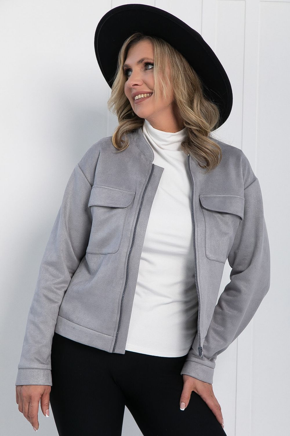 Бомбер Александра (серый) Б12698-2 LT Collection