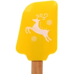 Лопатка силиконовая «Новогодняя» 29,5*7см, микс рисунков