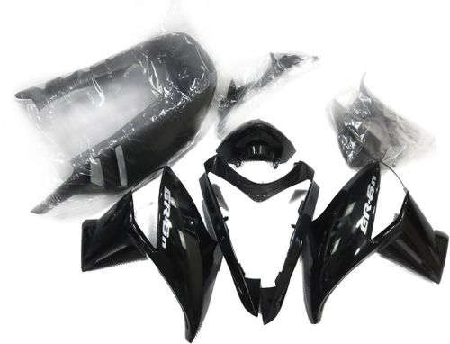 Комплект пластика для мотоцикла Kawasaki ER-6N 09-12 Черный заводской