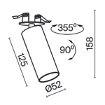 Встраиваемый светильник Technical C053CL-L12W3K-W-B