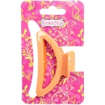 Заколка-краб для волос на блистере «Magic Gloss», трапеция, микс 6 цветов, 6,5см