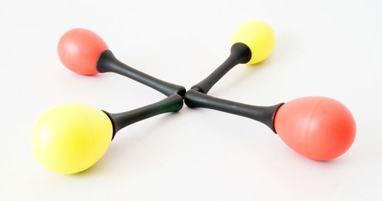 SE4 Маракасы на коротких пластиковых ручках, пара. DADI