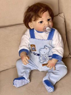 Кукла Реборн виниловая 48см в пакете (FA-067)